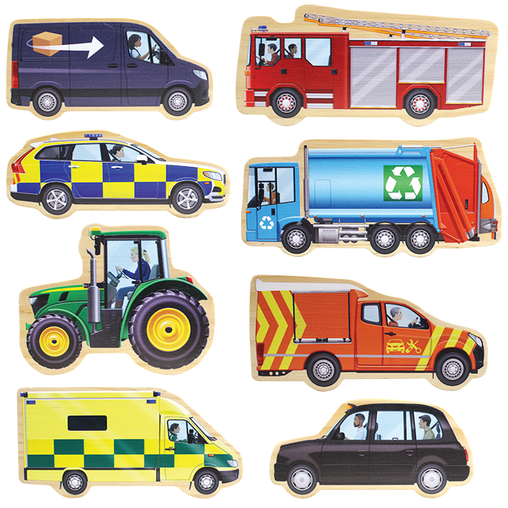 Outside of the vehicles