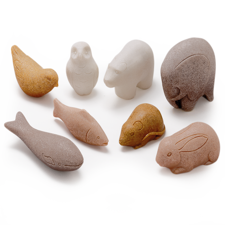 bear, owl, bird, whale, fish, elephant, mouse, rabbit