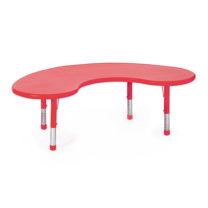 Red Horseshoe Table