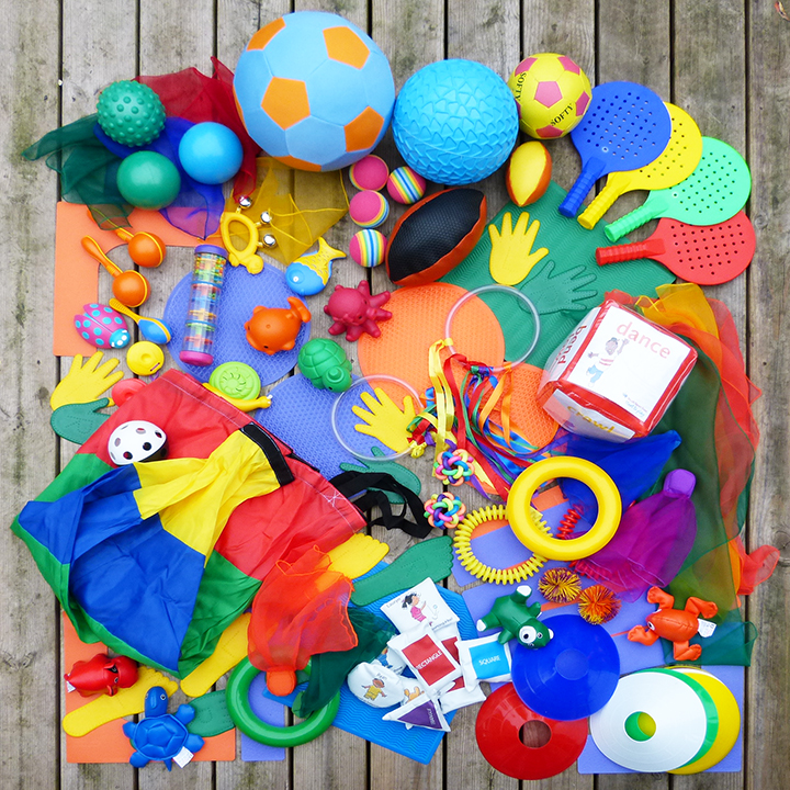 Large sets of resources to promote physical activity development in children.