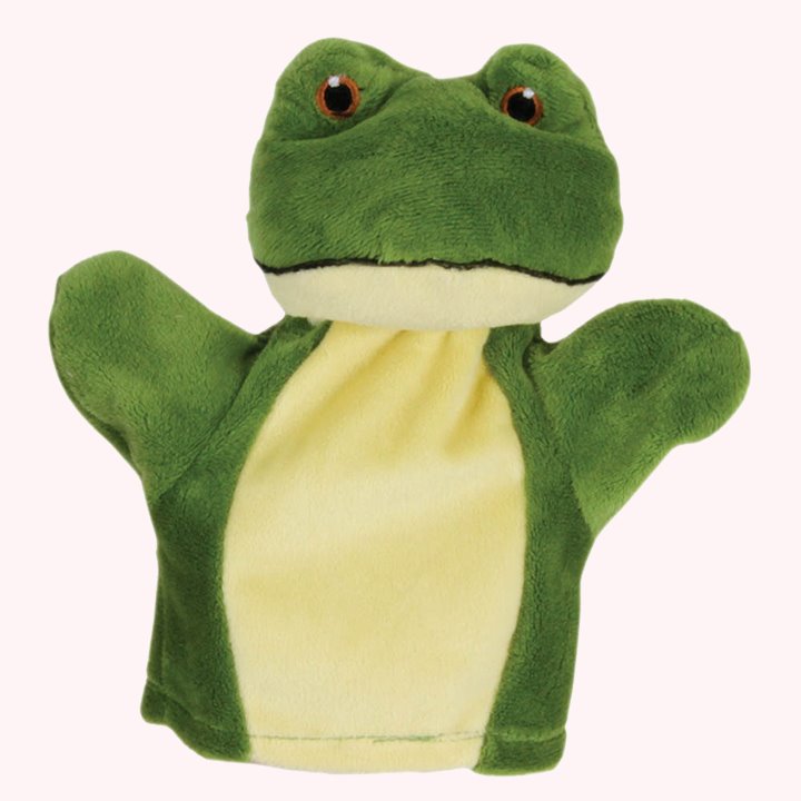 Frog hand puppet