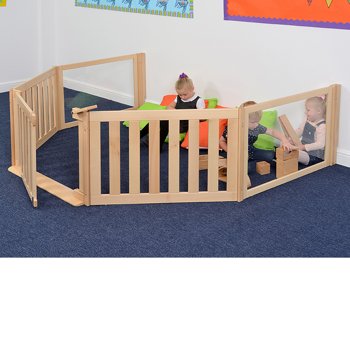 Room fences with gate