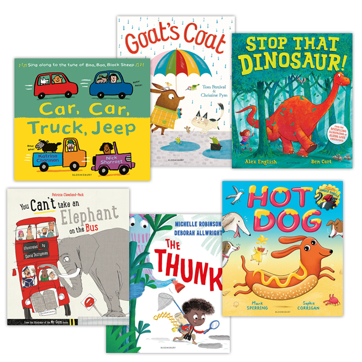 Set of six Rhyming Picture Books
