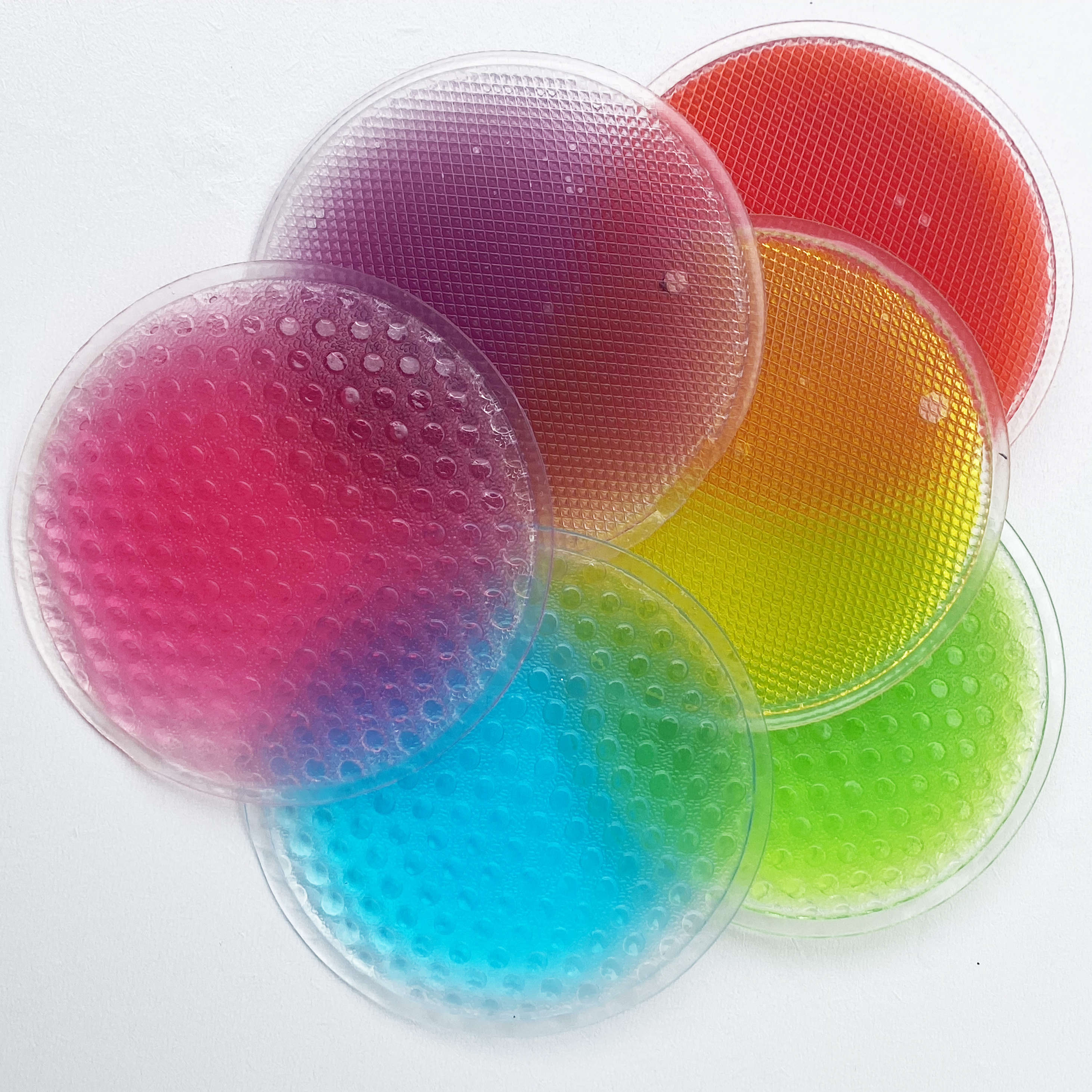 Liquid filled circles to bend and squish