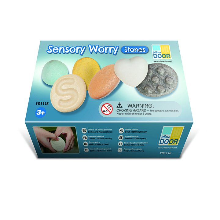 Soothing and calming sensory worry stones