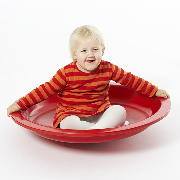 A simple, spherical rocking toy for hours of fun indoors or outdoors