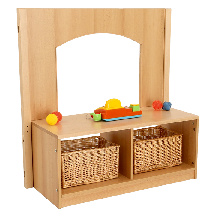 Toddler 2 Cubby with Window