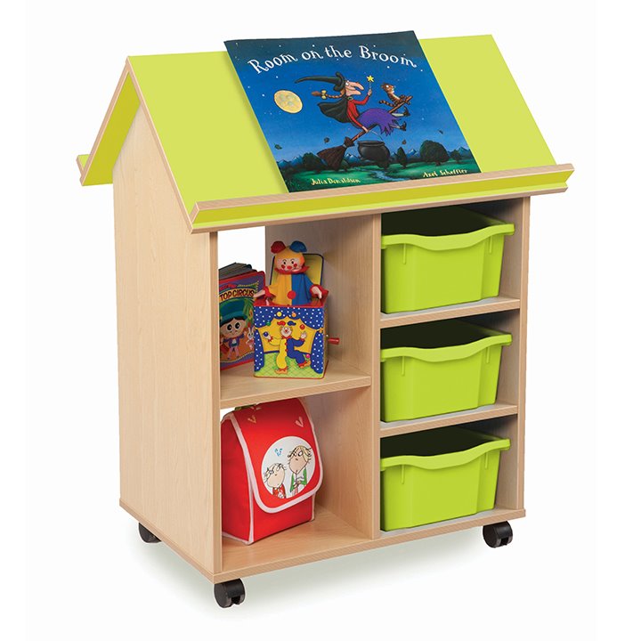 Big book lectern with storage