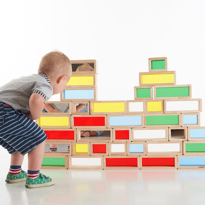 Eyfs Bricks Rainbow Bricks - Early Years Direct