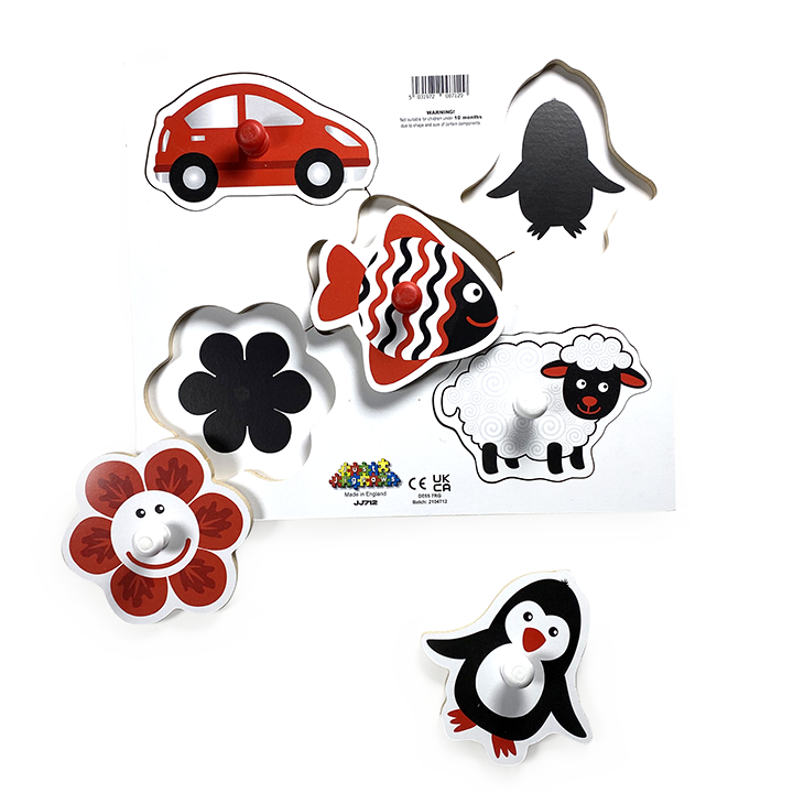 Simple objects peg puzzles