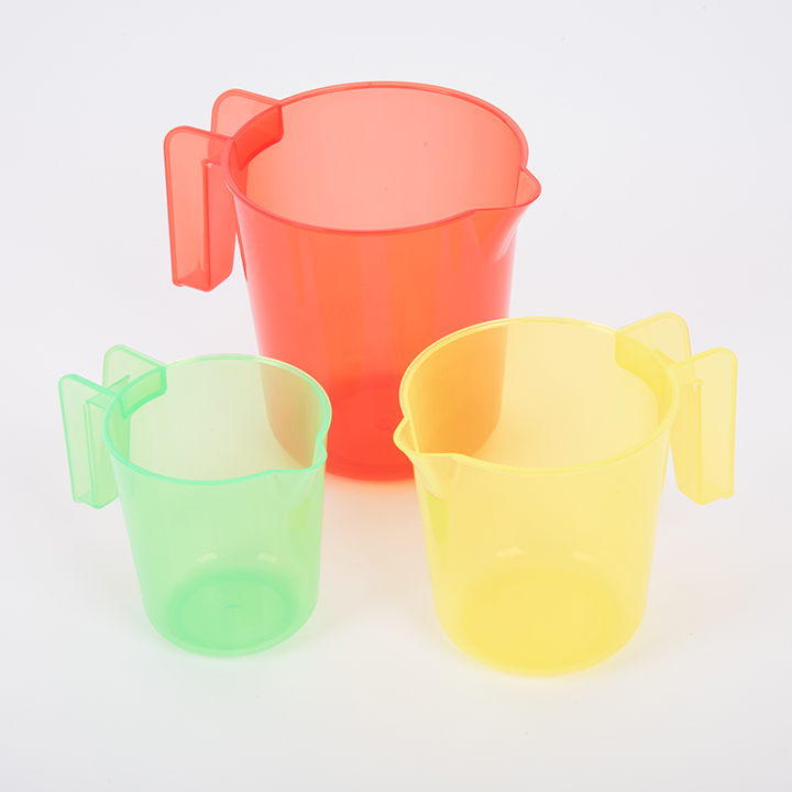 See through plastic jug set