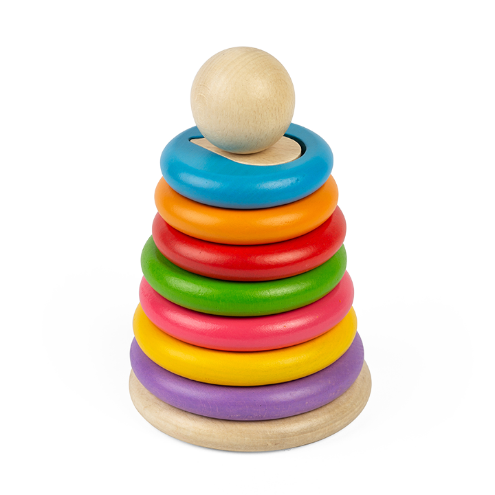 Stacking tower with layers