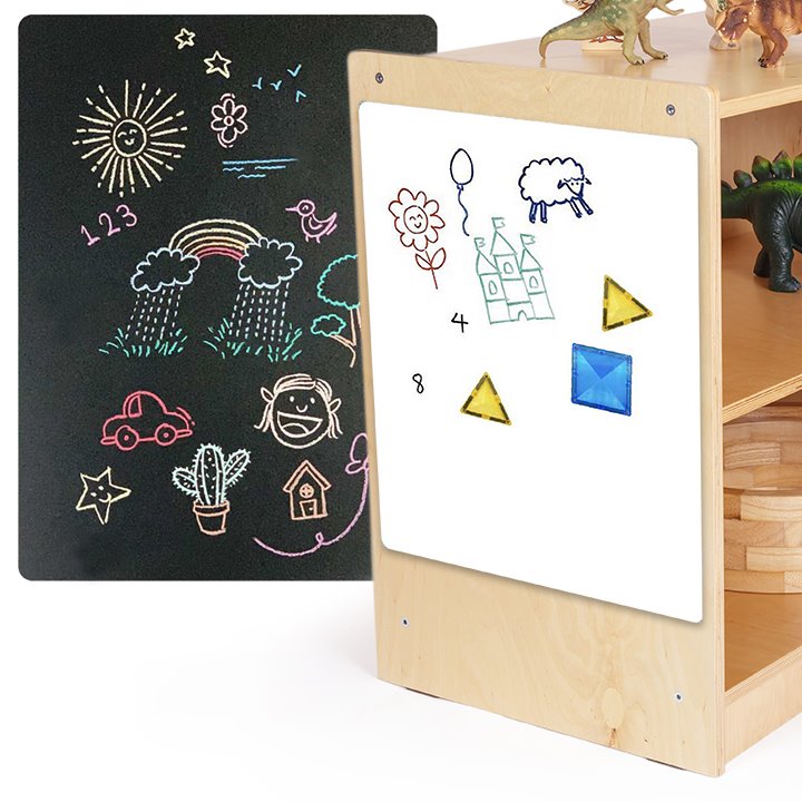 Images of whiteboard and blackboard sheets