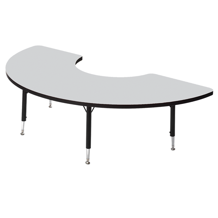 Grey arc table