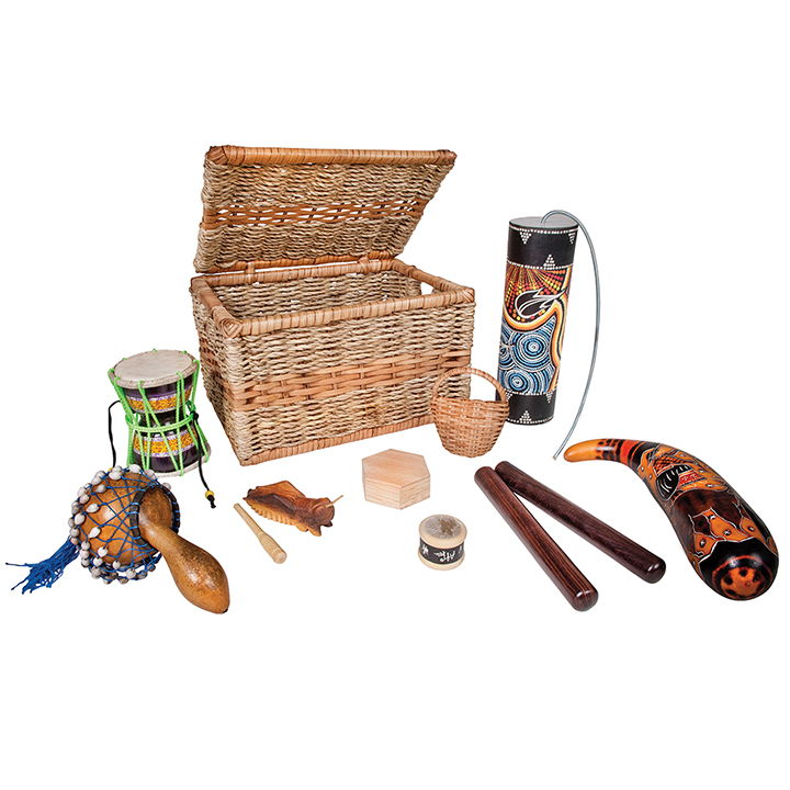 Multicultural Music Basket small Early Years Direct