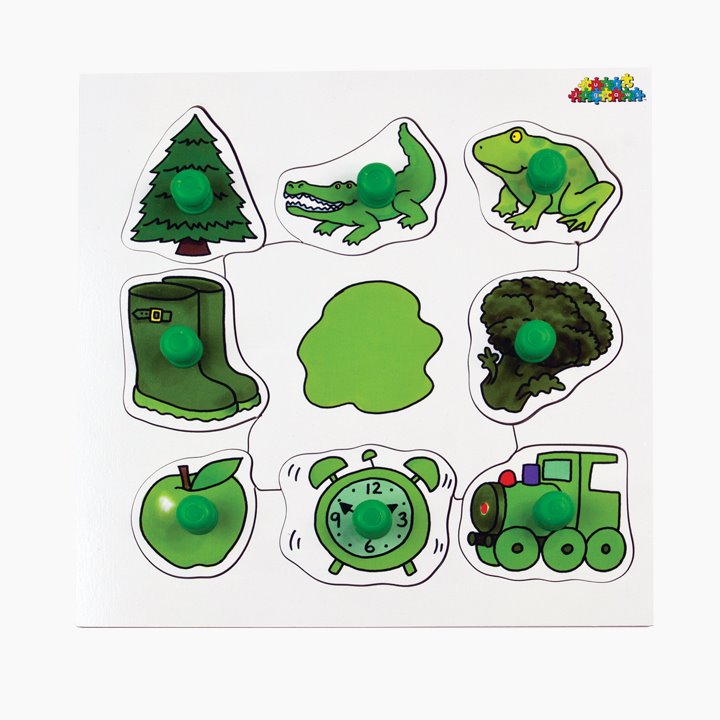 Green peg puzzle