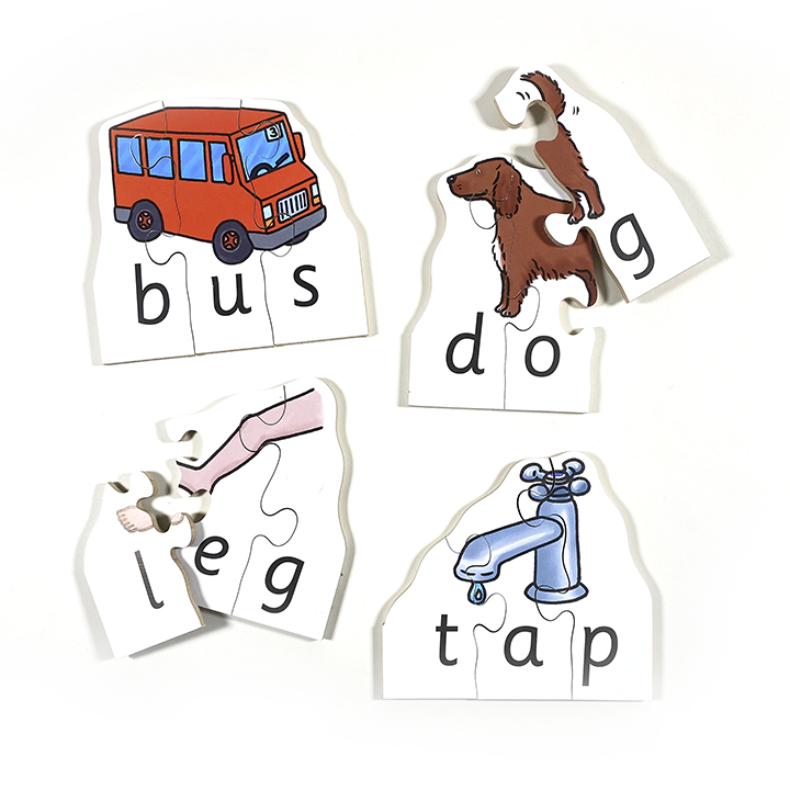 Shaped CVC Puzzles Set - Early Years Direct