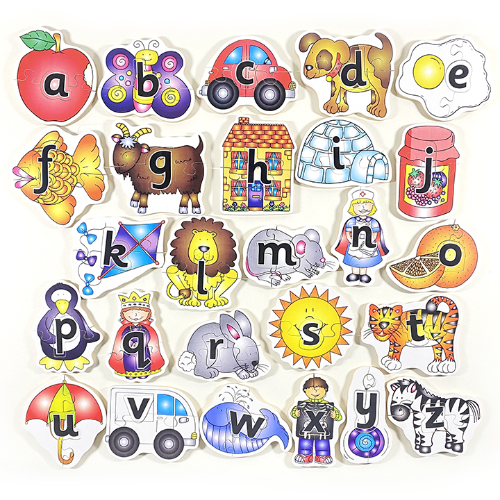 26 three-piece puzzles