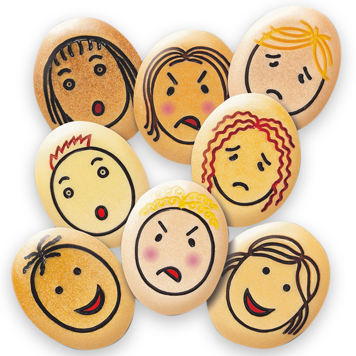 Set of 8 emotion stones