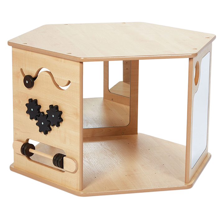 Mirror Den with activity panels