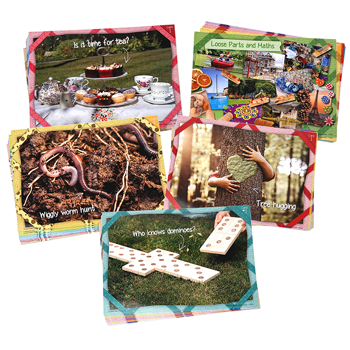 5 sets of 10 activity cards