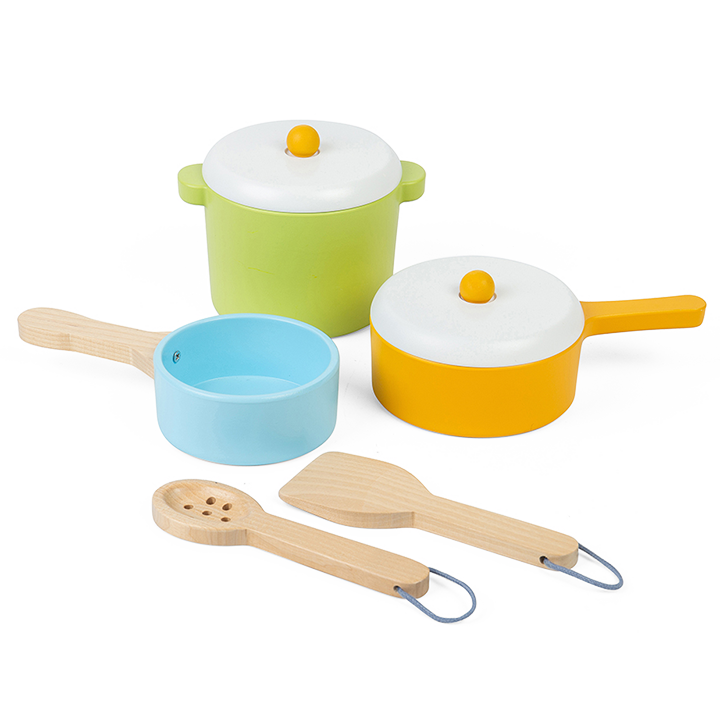 Pans Set for pretend kitchens