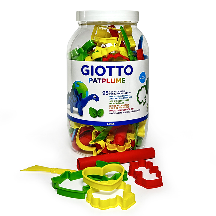 Tub of dough modelling cutters