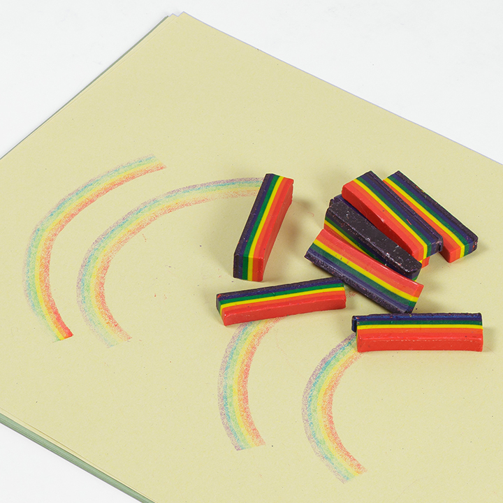 Rainbow crayon store