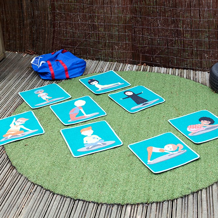 Yoga Mini Mats - Early Years Direct
