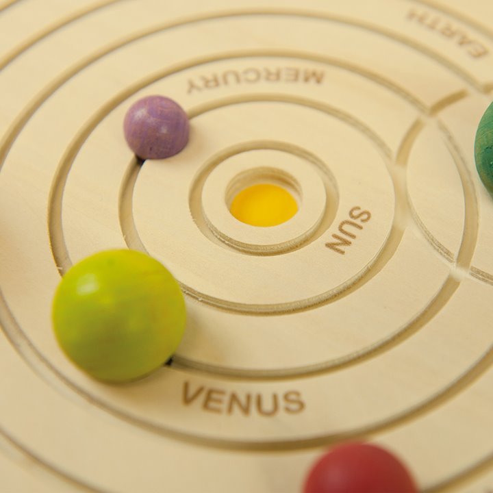 Quality wooden solar system toy