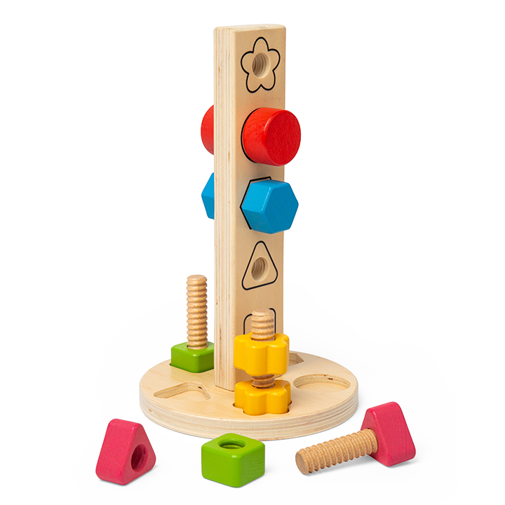 Shape and colour matching tower