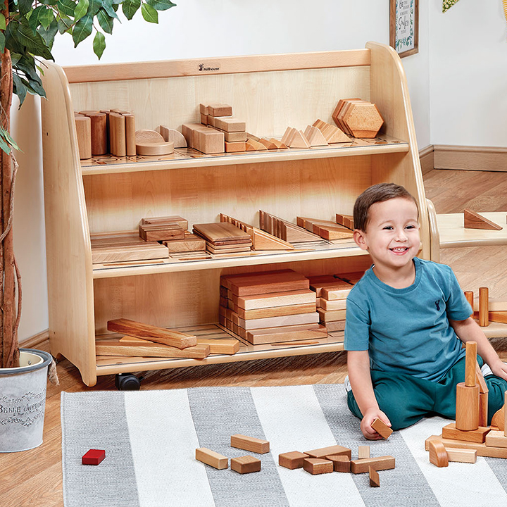 Mobile unit for blocks