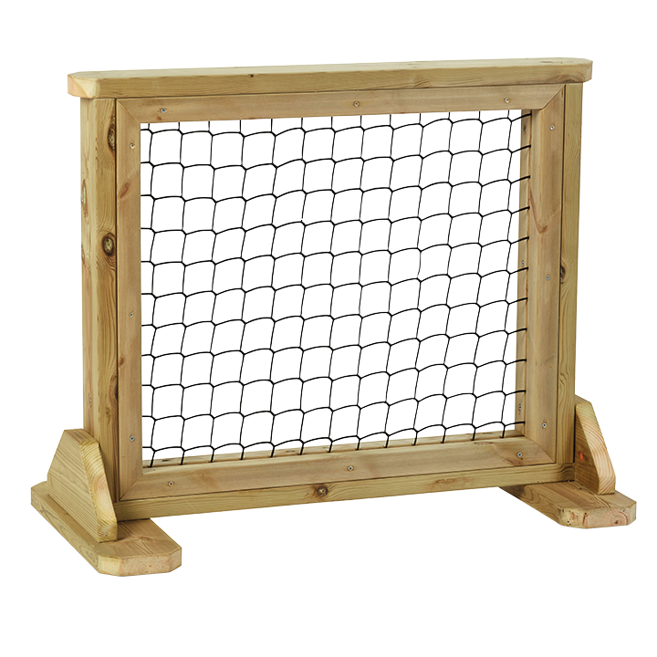 A freestanding weaving frame