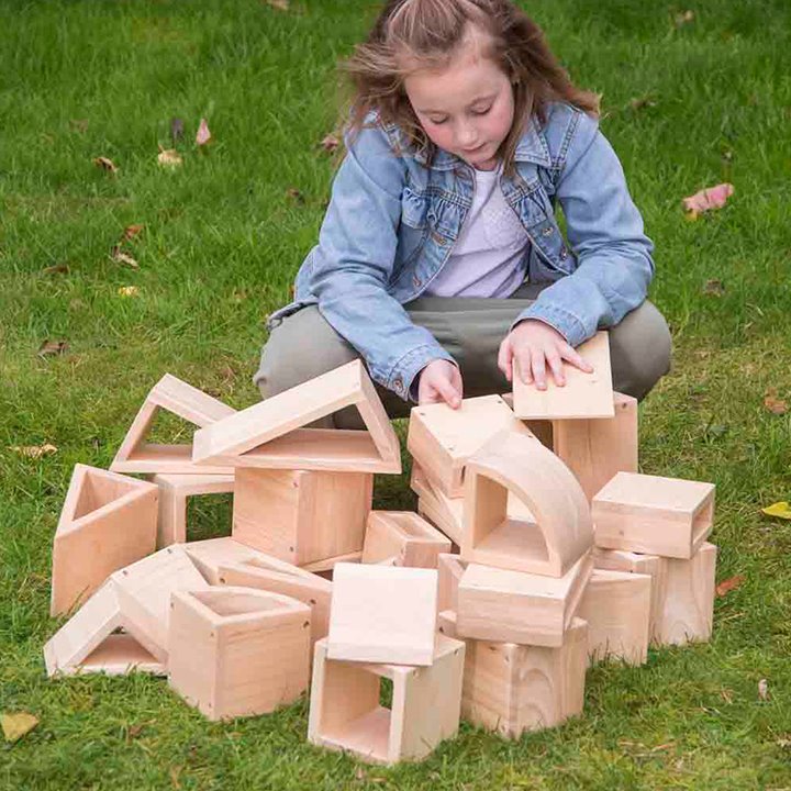 Outdoor Hollow Blocks Early Years Direct, Outdoor Wooden Blocks Early Years