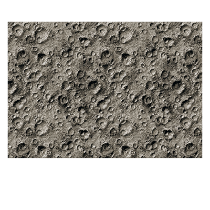 Moon texture mat