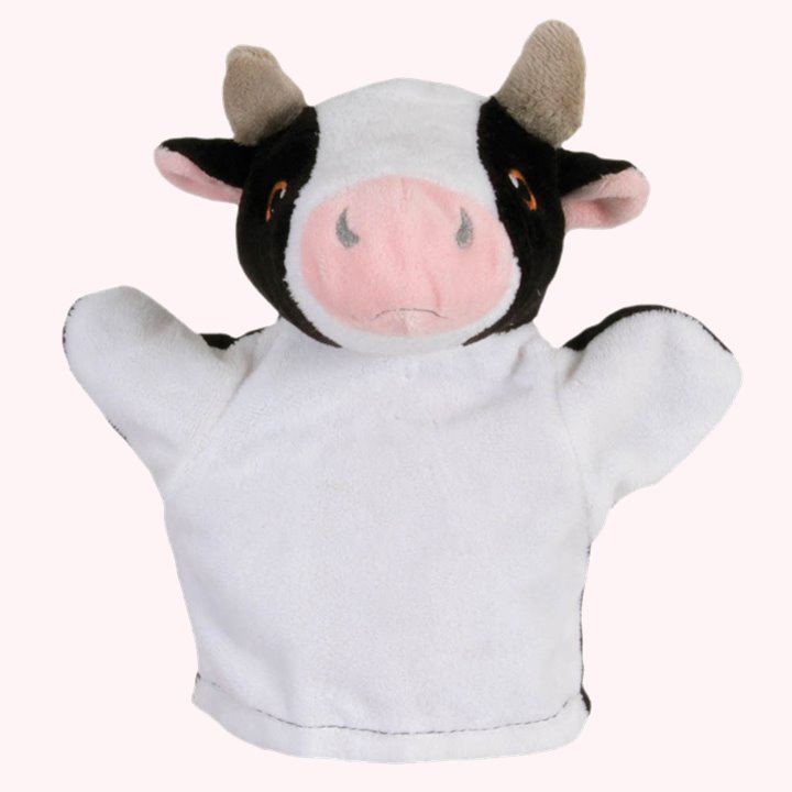 Cow hand puppet