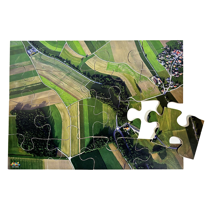 Puzzle of a fairing landscape