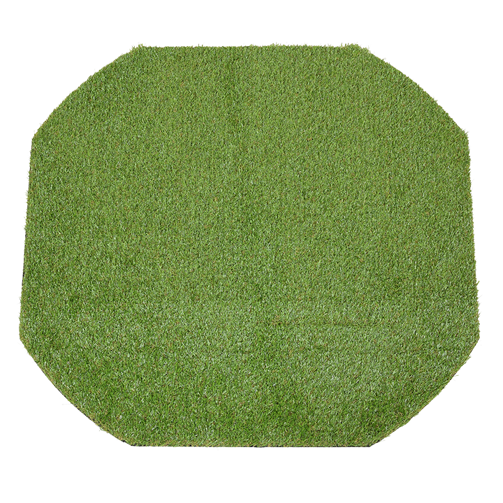 Fitted grass mat separate from tray