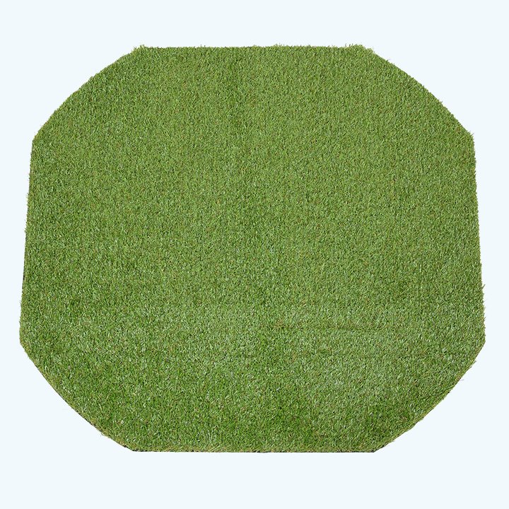 Fitted grass mat separate from tray