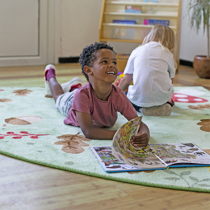 Soft to lie on - great for a reading area