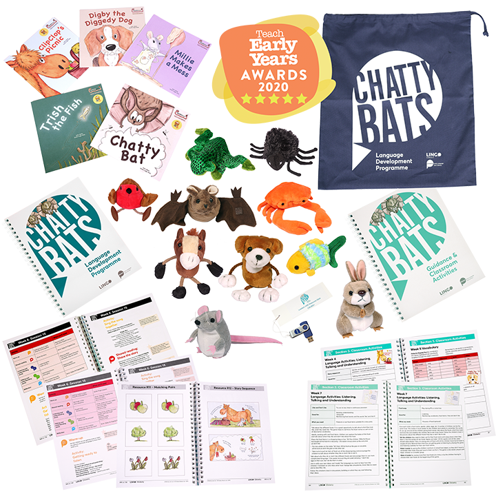 Complete pack of learning materials for language and communication