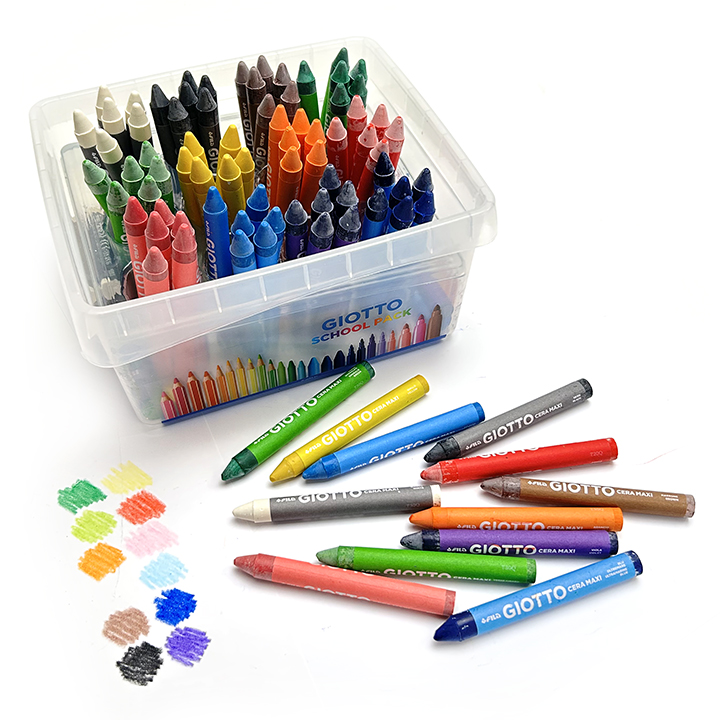 Cera Maxi wax crayons 96 piece school pack