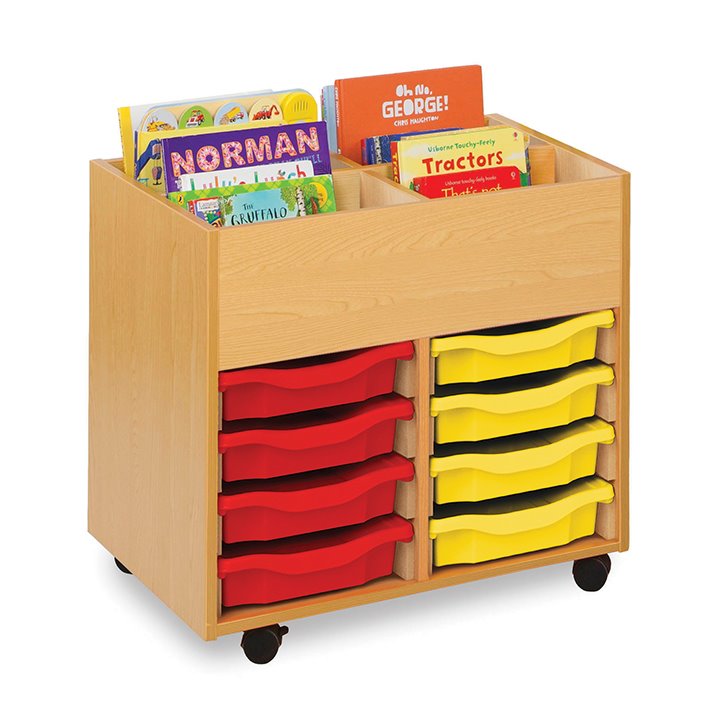 Storage boxes for books or art materials