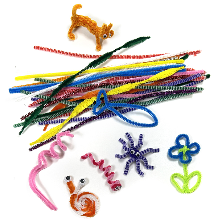 30cm pipe cleaners and models