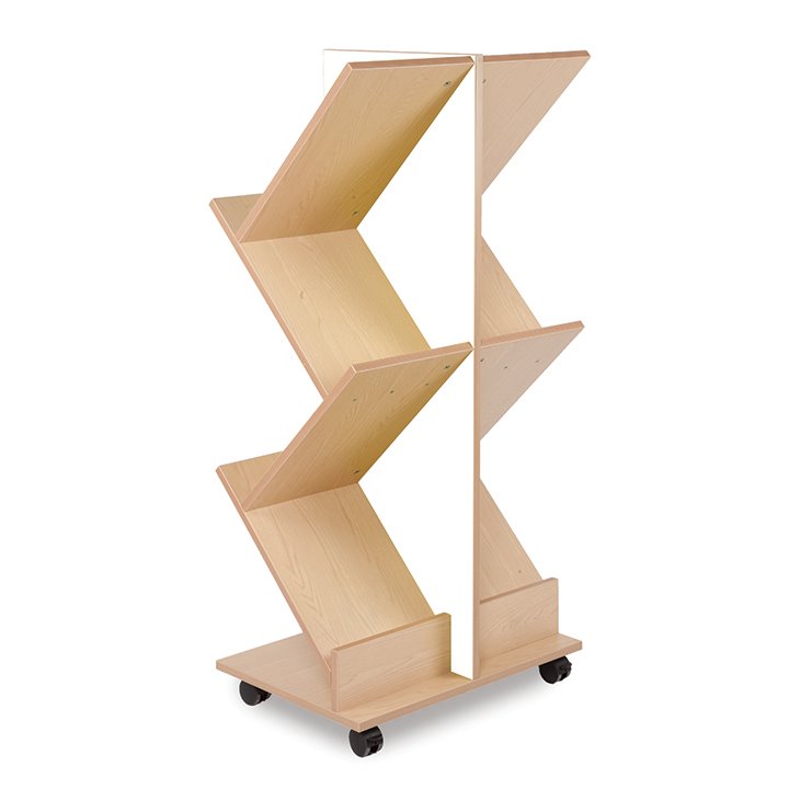 Book ladder with white panels