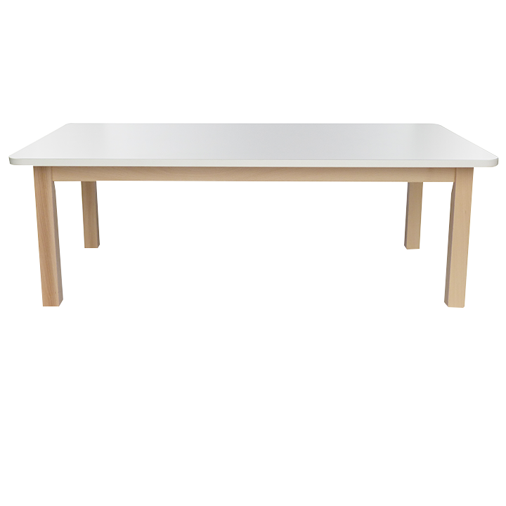 Wooden Table Rectangular Laminate Top