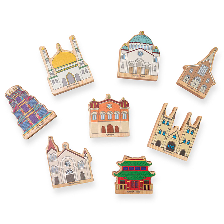 Small world churches and temples