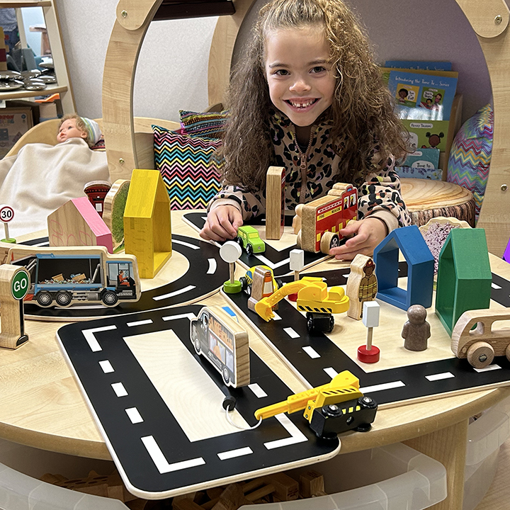 Small world road shapes