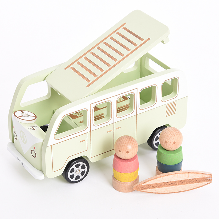 Campervan and people