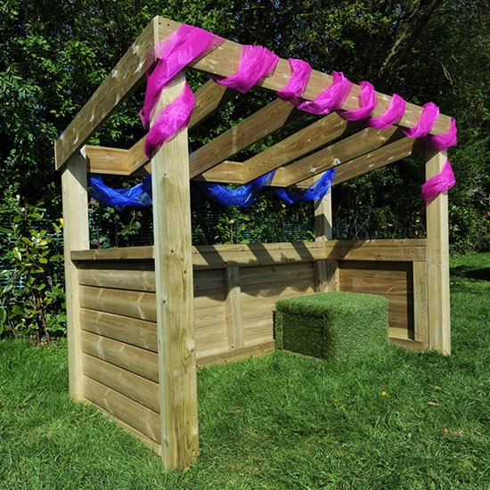 Wooden open-ended addition to your outdoor role play area with endless possibilities
